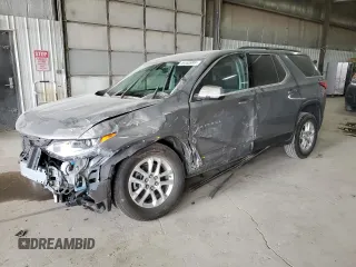 2019 Chevrolet Traverse LT Cloth with VIN 1GNERGKW4KJ207601, listed as a Copart auction lot 49160995 with 80,810 mi miles and Salvage Title. Bid and sale history available at carsss.com. Image 1.