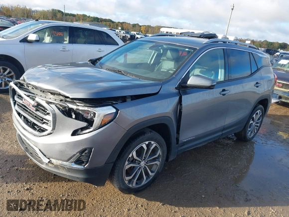 2019 GMC Terrain SLT with VIN 3GKALVEXXKL154174, listed as a IAAI auction lot 40586395 with 124,011 mi miles. Bid and sale history available at carsss.com. Image 17.