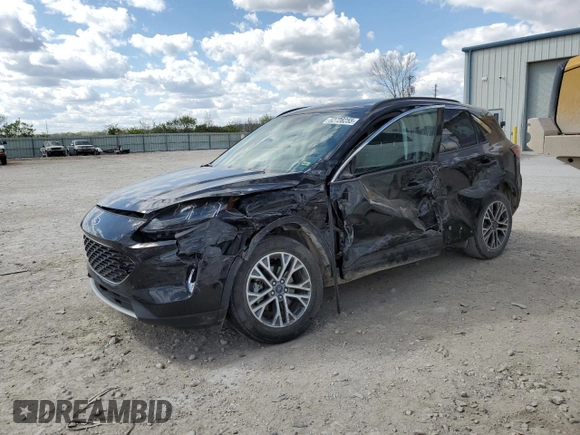 2021 Ford Escape SEL with VIN 1FMCU9H9XMUA79454, listed as a Copart auction lot 52728255 with 45,270 mi miles and Salvage title. Bid and sale history available at DreamBid. Image 1.