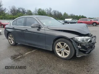 2017 BMW 3 Series 330i xDrive with VIN WBA8D9G38HNU65066, listed as a Copart auction lot 62767155 with 80,553 mi miles and Salvage title. Bid and sale history available at DreamBid. Image 4.
