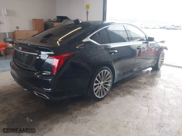 2022 Cadillac CT5 Premium Luxury with VIN 1G6DN5RK4N0108040, listed as a IAAI auction lot 41616053 with 73,700 mi miles. Bid and sale history available at carsss.com. Image 4.