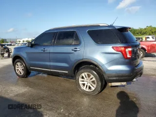 2018 Ford Explorer XLT with VIN 1FM5K8D89JGB25792, listed as a Copart auction lot 51788945 with 77,557 mi miles and Salvage Title. Bid and sale history available at carsss.com. Image 2.