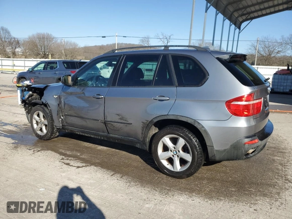 2007 BMW X5 3.0si with VIN 5UXFE43507L039348, listed as a Copart auction lot 47312165 with 176,687 mi miles and Salvage Title. Bid and sale history available at carsss.com. Image 2.