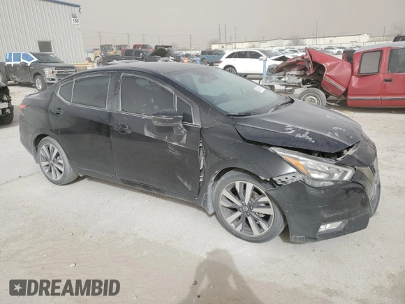 2020 Nissan Versa SR with VIN 3N1CN8FVXLL803506, listed as a Copart auction lot 49187345 with 39,957 mi miles and Salvage Title. Bid and sale history available at carsss.com. Image 4.