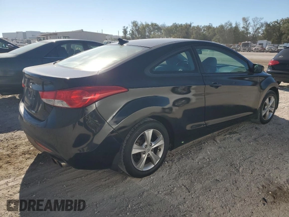 2013 Hyundai Elantra Coupe GS with VIN KMHDH6AE7DU011465, listed as a Copart auction lot 87724855 with 152,104 mi miles and Salvage Title. Bid and sale history available at carsss.com. Image 3.