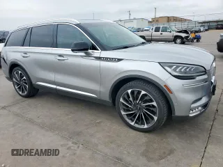 2021 Lincoln Aviator Reserve with VIN 5LM5J7XC8MGL05957, listed as a Copart auction lot 59731835 with 52,788 mi miles and Salvage title. Bid and sale history available at DreamBid. Image 4.