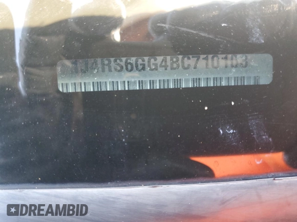 2011 Jeep Grand Cherokee Overland with VIN 1J4RS6GG4BC710103, listed as a Copart auction lot 51316235 with 179,393 mi miles and Salvage Title. Bid and sale history available at DreamBid. Image 13.