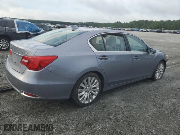 2014 Acura RLX Technology with VIN JH4KC1F50EC005051, listed as a Copart auction lot 63270625 with 114,042 mi miles and Salvage title. Bid and sale history available at DreamBid. Image 3.
