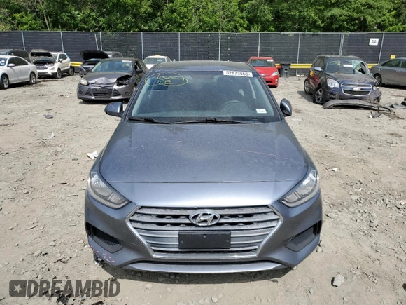 2018 Hyundai Accent SEL with VIN 3KPC24A3XJE007540, listed as a Copart auction lot 52873853 with 76,039 mi miles. Bid and sale history available at carsss.com. Image 5.