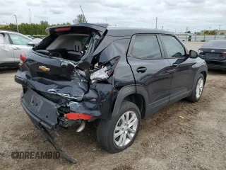 2021 Chevrolet TrailBlazer LS with VIN KL79MMS22MB053145, listed as a Copart auction lot 37359274 with 27,435 mi miles. Bid and sale history available at carsss.com. Image 3.