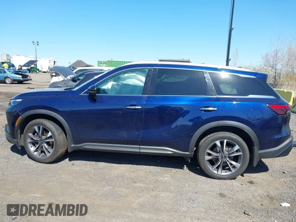 2023 Infiniti QX60 Luxe z VIN 5N1DL1FS3PC358124, wystawiony jako IAAI lot #41985237 z przebiegiem 17 259 mil mil oraz . Historia ofert i sprzedaży dostępna na DreamBid. Obrazek 14.