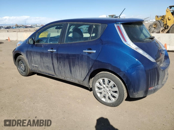 2016 Nissan LEAF S with VIN 1N4BZ0CP9GC314557, listed as a Copart auction lot 46892345 with 94,278 mi miles and Salvage Title. Bid and sale history available at carsss.com. Image 2.