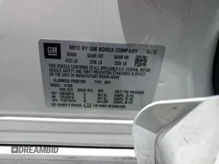 2023 Buick Encore GX Select с VIN KL4MMDSL1PB001803, выставлен на аукционе Copart как лот 56689455 с пробегом 35 214 миль миль и Списание • Salvage title. История ставок и продаж доступна на DreamBid. Изображение 13.