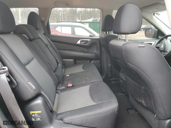 2019 Nissan Pathfinder S with VIN 5N1DR2MMXKC652671, listed as a Copart auction lot 43795675 with 81484 miles and Salvage Title. Bid and sale history available at carsss.com. Image 11.