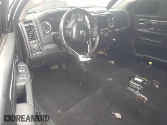 2018 Ram 1500 R/T with VIN 3C6JR6CTXJG195113, listed as a Copart auction lot 52747735 with 0 mi miles and Salvage Title. Bid and sale history available at carsss.com. Image 8.