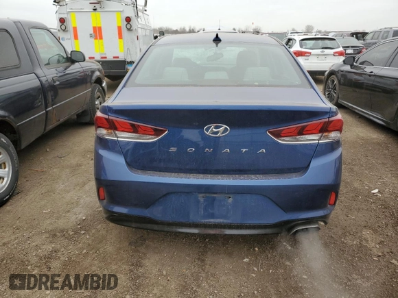 2018 Hyundai Sonata Limited with VIN 5NPE34AF0JH647302, listed as a Copart auction lot 51308135 with 39,272 mi miles and Salvage Title. Bid and sale history available at carsss.com. Image 6.