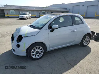 2017 FIAT 500 Pop z VIN 3C3CFFLR8HT544001, wystawiony jako Copart lot #49468035 z przebiegiem 57 079 mil mil oraz Szkoda całkowita • Salvage title. Historia ofert i sprzedaży dostępna na DreamBid. Obrazek 1.