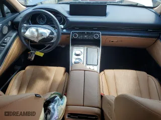 2023 Genesis GV80 with VIN KMUHCESC3PU106165, listed as a Copart auction lot 56573964 with 16,601 mi miles and Salvage Title. Bid and sale history available at carsss.com. Image 8.
