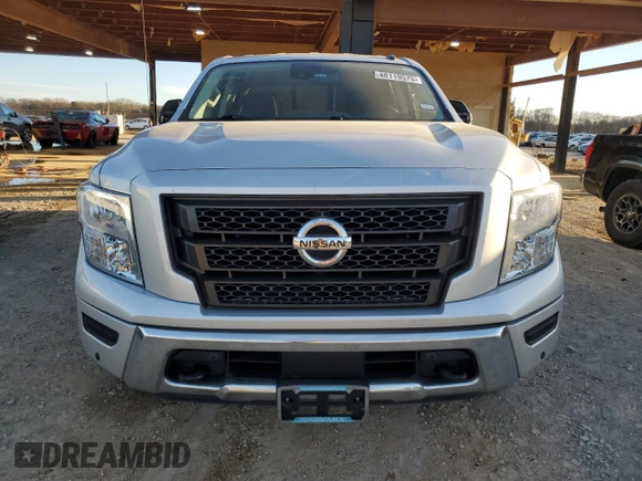 2020 Nissan Titan SL with VIN 1N6AA1ED6LN501062, listed as a Copart auction lot 48119575 with 46,228 mi miles and Salvage title. Bid and sale history available at DreamBid. Image 5.