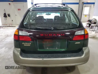 2002 Subaru Legacy Outback Limited with VIN 4S3BH686527655570, listed as a Copart auction lot 84155434 with 210,207 mi miles and Salvage title. Bid and sale history available at DreamBid. Image 6.