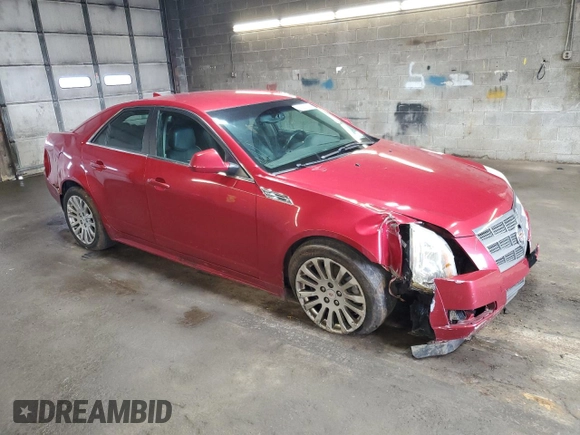 2010 Cadillac CTS Performance with VIN 1G6DL5EVXA0118281, listed as a Copart auction lot 51753175 with 134,718 mi miles and Salvage Title. Bid and sale history available at carsss.com. Image 4.