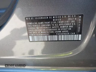 2016 Volkswagen Jetta S с VIN 3VW267AJ8GM366591, выставлен на аукционе IAAI как лот 42060082 с пробегом 87 611 миль миль и . История ставок и продаж доступна на DreamBid. Изображение 9.