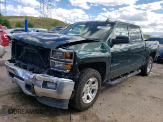 2015 Chevrolet Silverado 1500 LT with VIN 3GCUKREC5FG220516, listed as a Copart auction lot 68086854 with 186,924 mi miles and Salvage Title. Bid and sale history available at DreamBid. Image 1.