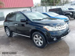 2007 Nissan Murano S with VIN JN8AZ08W67W609348, listed as a IAAI auction lot 41540656 with 122,074 mi miles. Bid and sale history available at carsss.com. Image 1.