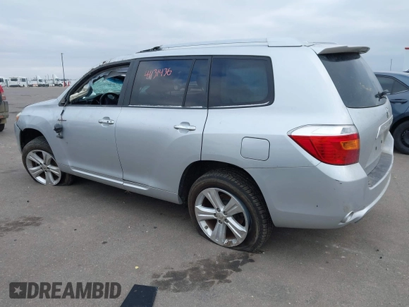 2010 Toyota Highlander Limited with VIN JTEDK3EH9A2163422, listed as a IAAI auction lot 41131436 with 82,199 mi miles and . Bid and sale history available at DreamBid. Image 3.
