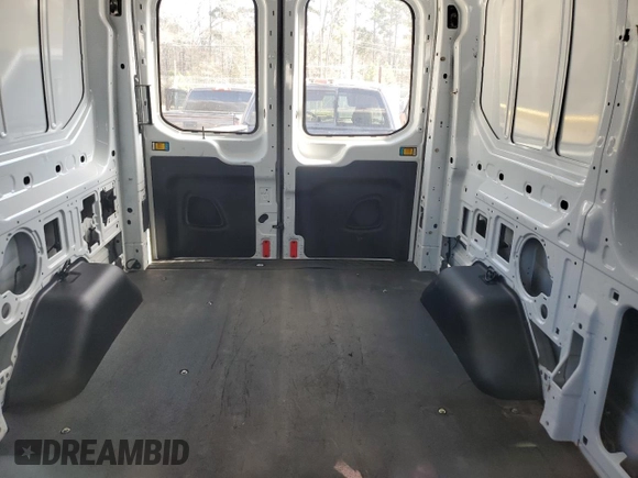 2016 Ford Transit Cargo with VIN 1FTYR1CM8GKA26342, listed as a Copart auction lot 44266105 with 150,450 mi miles and Salvage title. Bid and sale history available at DreamBid. Image 10.