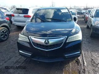 2014 Acura MDX with VIN 5FRYD3H21EB004595, listed as a IAAI auction lot 41653065 with 184,289 mi miles. Bid and sale history available at carsss.com. Image 12.