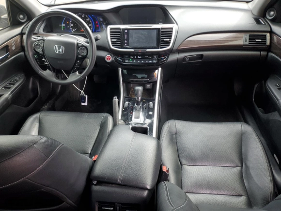 2017 Honda Accord Hybrid EX-L with VIN JHMCR6F52HC017173, listed as a Copart auction lot 49659485 with 109,147 mi miles and Salvage Title. Bid and sale history available at carsss.com. Image 8.