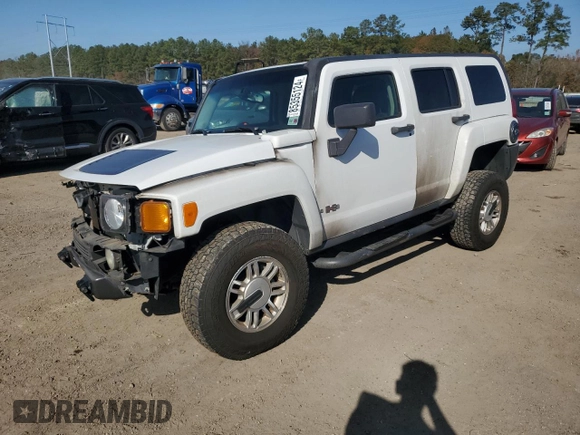 2006 Hummer H3 with VIN 5GTDN136568143456, listed as a Copart auction lot 85355124 with 104,950 mi miles and Salvage Title. Bid and sale history available at DreamBid. Image 1.