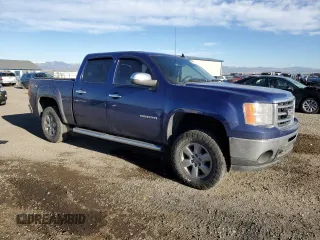 2013 GMC Sierra 1500 SLT with VIN 3GTP2WE71DG331995, listed as a Copart auction lot 81827544 with 215,821 mi miles and Salvage title. Bid and sale history available at DreamBid. Image 4.