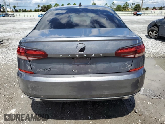 2020 Volkswagen Passat SE with VIN 1VWSA7A3XLC023857, listed as a Copart auction lot 60663425 with Not provided miles and Non repairable. Bid and sale history available at DreamBid. Image 6.