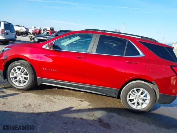2022 Chevrolet Equinox LT with VIN 3GNAXKEV7NL163293, listed as a IAAI auction lot 41156115 with 26,171 mi miles. Bid and sale history available at carsss.com. Image 14.
