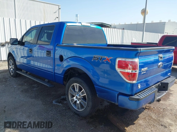 2014 Ford F-150 XL with VIN 1FTEW1CM9EFC15292, listed as a IAAI auction lot 41813091 with 125,339 mi miles. Bid and sale history available at carsss.com. Image 3.
