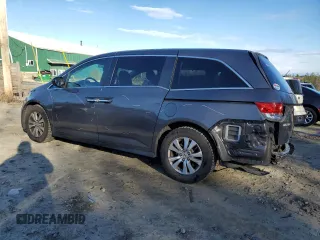 2014 Honda Odyssey EX-L with VIN 5FNRL5H66EB059115, listed as a Copart auction lot 81055334 with 173,410 mi miles and Salvage Title. Bid and sale history available at DreamBid. Image 2.