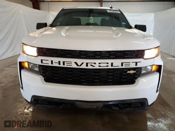 2020 Chevrolet Silverado 1500 Custom with VIN 3GCPWBEH0LG206037, listed as a Copart auction lot 50879765 with 85,867 mi miles and Clean Title. Bid and sale history available at carsss.com. Image 5.
