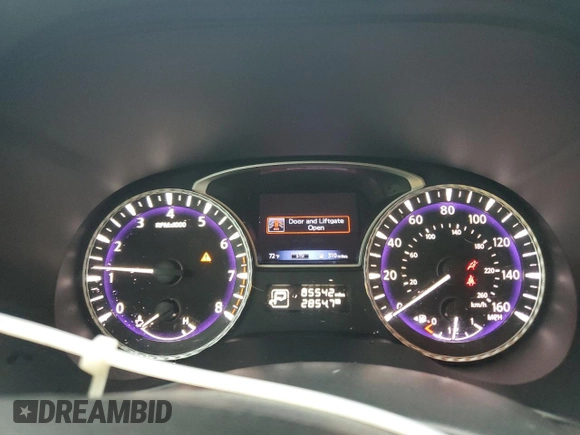 2020 Infiniti QX60 Luxe with VIN 5N1DL0MN7LC529524, listed as a Copart auction lot 57728125 with 85,542 mi miles and Salvage title. Bid and sale history available at DreamBid. Image 9.