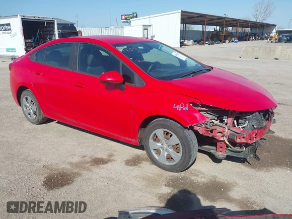 2018 Chevrolet Cruze LS with VIN 1G1BC5SM3J7143183, listed as a IAAI auction lot 41765123 with 109,670 mi miles and . Bid and sale history available at DreamBid. Image 1.