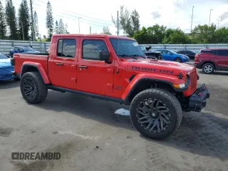 2021 Jeep Gladiator Rubicon с VIN 1C6JJTBG0ML569133, выставлен на аукционе Copart как лот 61994745 с пробегом 23 785 миль миль и Чистый • Clean title. История ставок и продаж доступна на DreamBid. Изображение 4.