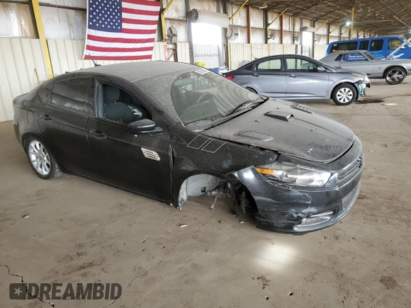 2013 Dodge Dart Rallye with VIN 1C3CDFBH3DD150727, listed as a Copart auction lot 50791865 with Not Provided miles and Salvage Title. Bid and sale history available at carsss.com. Image 4.