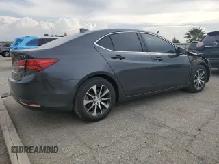 2015 Acura TLX with VIN 19UUB1F39FA024370, listed as a Copart auction lot 55422585 with 82,900 mi miles and Salvage Title. Bid and sale history available at carsss.com. Image 3.