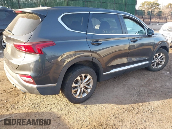 2020 Hyundai Santa Fe Essential with VIN 5NMS2CAD0LH299726, listed as a IAAI auction lot 41752451 with 49,135 mi miles. Bid and sale history available at carsss.com. Image 4.
