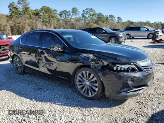 2016 Acura RLX Advance Pkg with VIN JH4KC1F97GC000032, listed as a Copart auction lot 88865145 with 203,842 mi miles and Salvage Title. Bid and sale history available at carsss.com. Image 4.