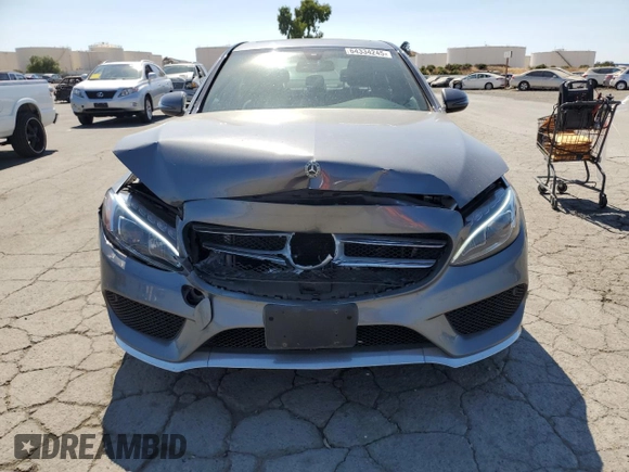 2018 Mercedes-Benz C 300 with VIN 55SWF4JB3JU280093, listed as a Copart auction lot 64334245 with 65,251 mi miles and Salvage title. Bid and sale history available at DreamBid. Image 5.