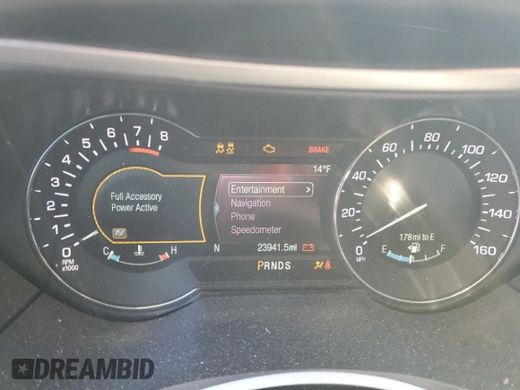 2020 Lincoln MKZ Reserve with VIN 3LN6L5F94LR621228, listed as a Copart auction lot 88872535 with 23,941 mi miles and Salvage Title. Bid and sale history available at DreamBid. Image 9.