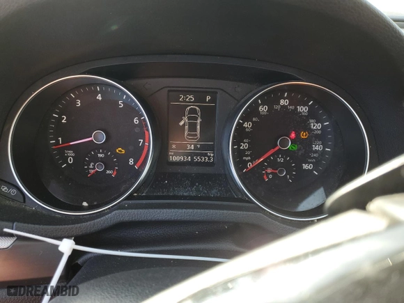 2018 Volkswagen Passat 2.0T S with VIN 1VWAA7A31JC002534, listed as a Copart auction lot 85221344 with 100,934 mi miles and Salvage Title. Bid and sale history available at carsss.com. Image 9.