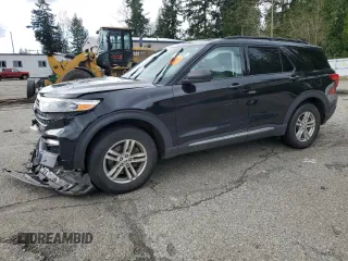 2020 Ford Explorer XLT with VIN 1FMSK8DHXLGC39354, listed as a Copart auction lot 51345865 with Not Provided miles and Salvage Title. Bid and sale history available at DreamBid. Image 1.
